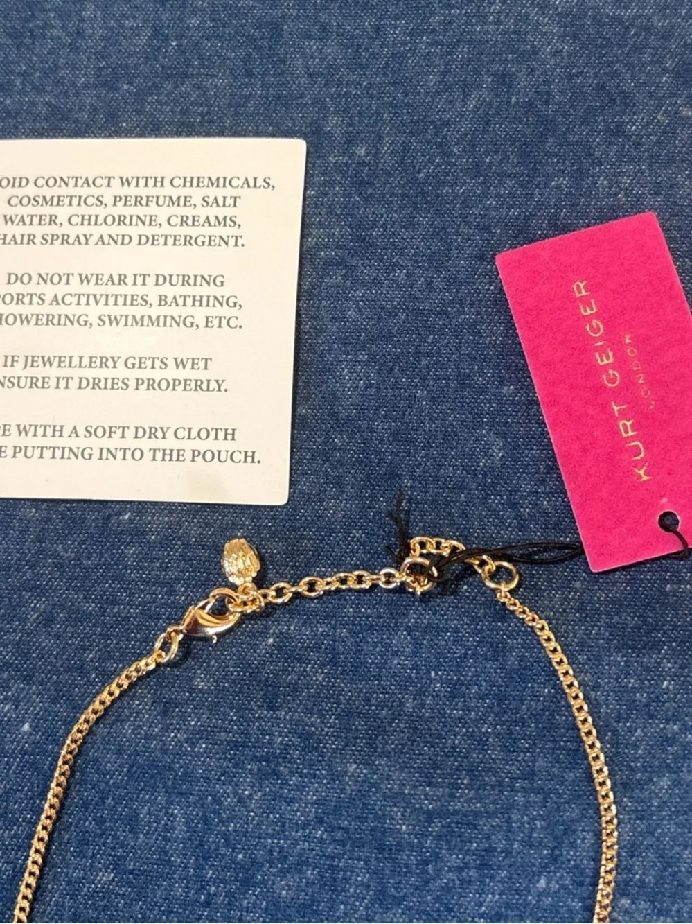 NWT Kurt Geiger Rainbow Eagle Necklace - Picture 6 of 8